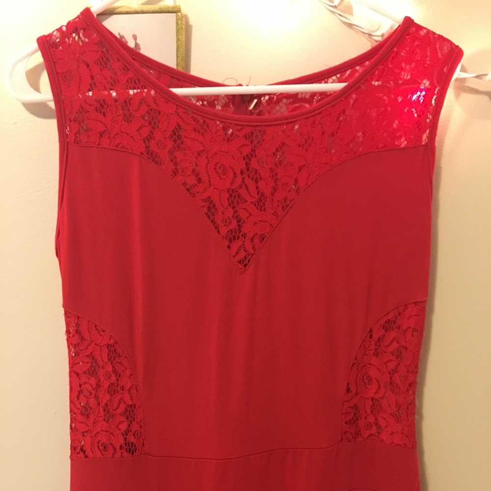 Red prom dress